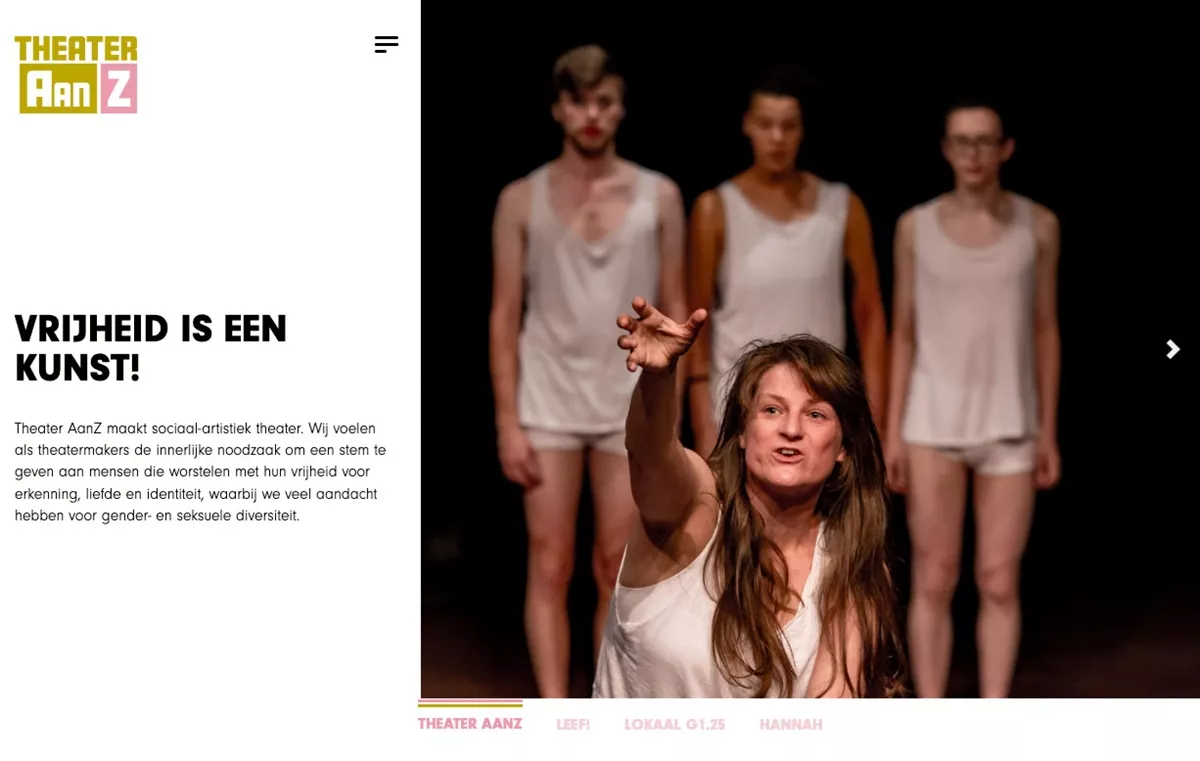 Website Theater AanZ
